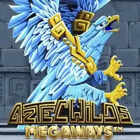 Aztec Wilds Megaways slot visual from Iron Dog Studio available on hotline-casino.net