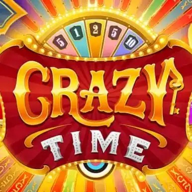 Crazy Time slot logo by Evolution at Hotline