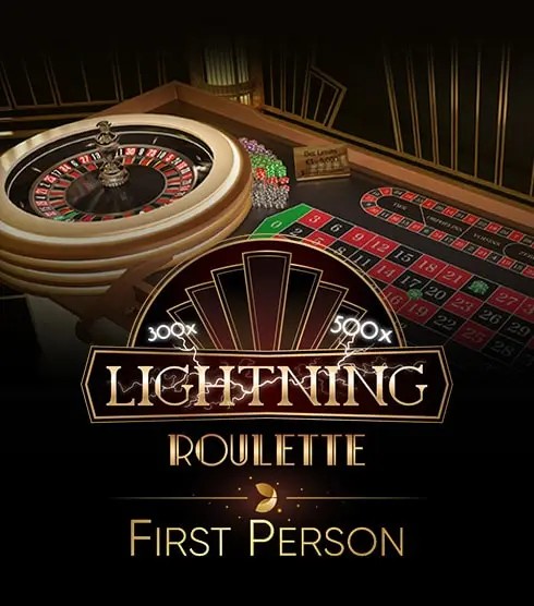 First Person Lightning Roulette logo – Live Dealer by Evolution at Hotline