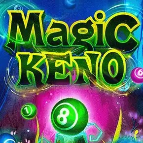 Official Crash Games logo: Magic Keno by Turbo Games at Hotline