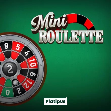 Mini Roulette casino game by Platipus – featured logo at Hotline