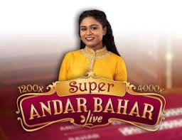 Super Andar Bahar slot visual from Evolution available on hotline-casino.net