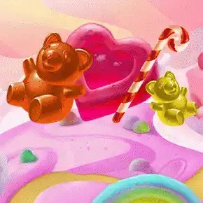 Official Megaways logo: Sweet Candy Cash Megaways Deluxe by Iron Dog Studio at Hotline