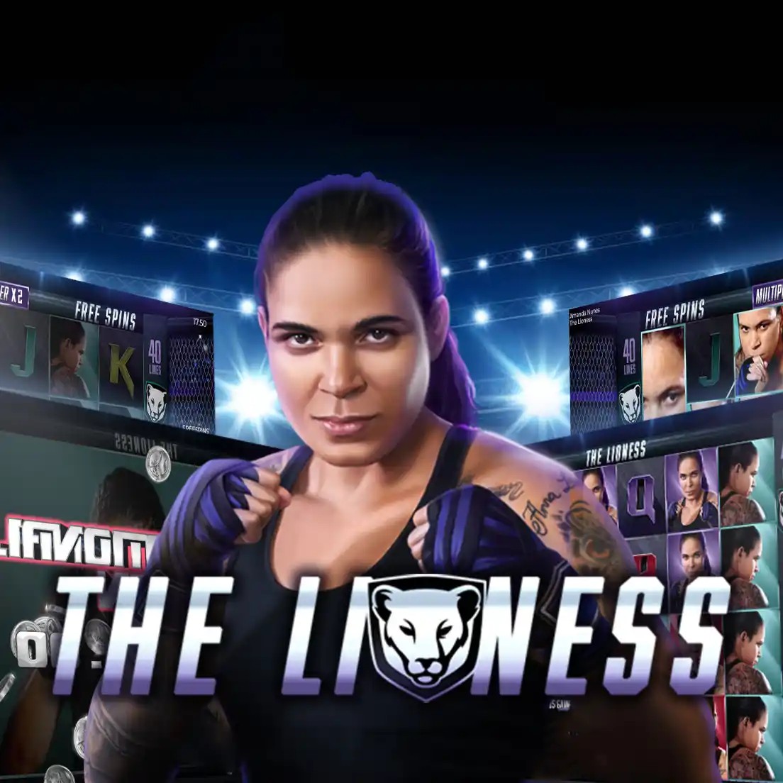 The Lioness slot logo by MGA Games at Hotline